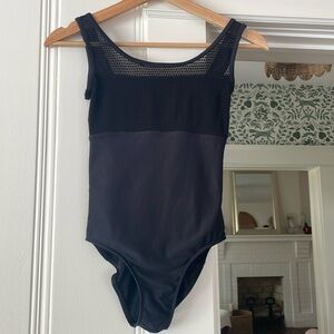Women’s Wear Moi black lace leotard XS